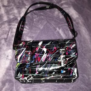 Splatter paint purse